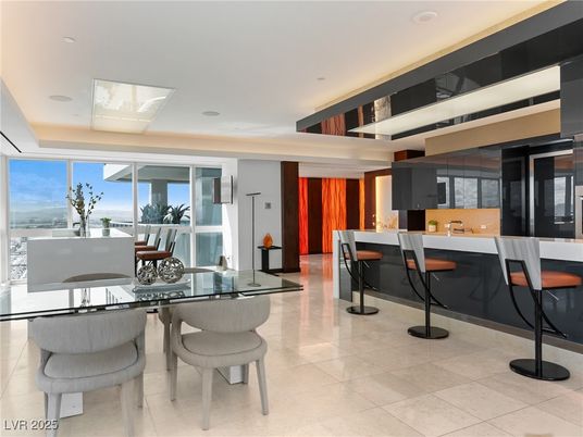 Dining room, Interior, Kitchen, Recessed Lighting