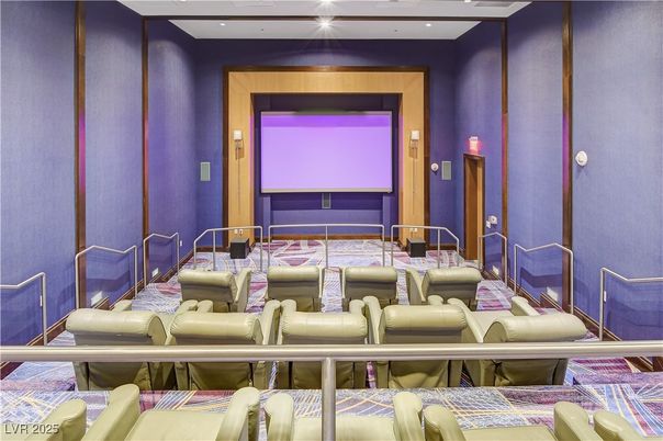 Home Theatre Room, Interior, Projection Screen, Recessed Lighting, Theatre Room