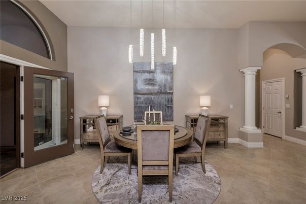 Dining room, Interior, Pendant Lights