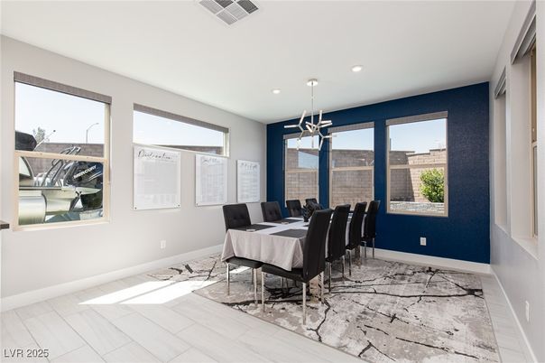 Dining room, Interior, Pendant Lights, Recessed Lighting