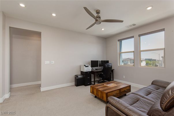 Home Office, Interior, Recessed Lighting