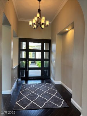 Chandelier, Interior, Wood Texture Flooring