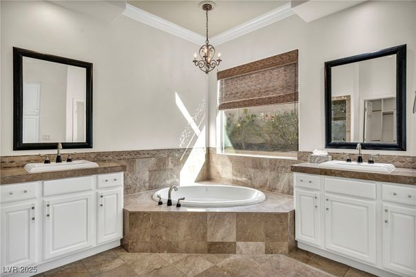 Bathroom, Dual Sink Vanities, Interior, Pendant Lights