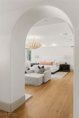 Chandelier, Interior, Living room, Pendant Lights, Recessed Lighting, Wood Texture Flooring