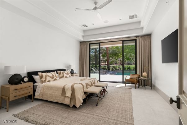 Bedroom, Interior, Recessed Lighting