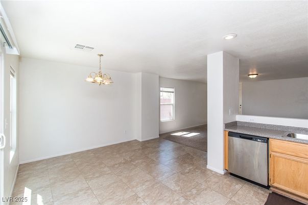 Chandelier, Interior, Kitchen, Recessed Lighting, Stainless Steel Appliances