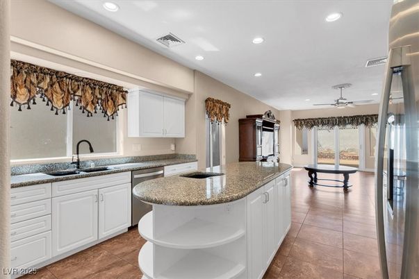 Interior, Kitchen, Recessed Lighting, Stainless Steel Appliances