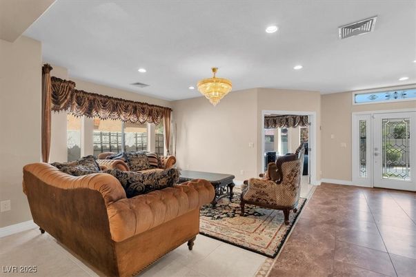 Chandelier, Interior, Living room, Recessed Lighting