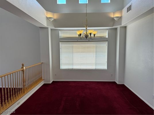 Chandelier, Empty room, Interior