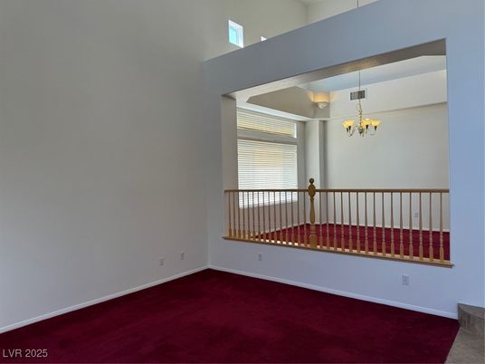 Chandelier, Empty room, Interior