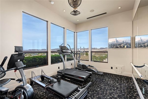 Fitness Equipment, Interior, Recessed Lighting