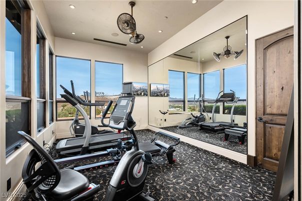 Fitness Equipment, Interior, Recessed Lighting