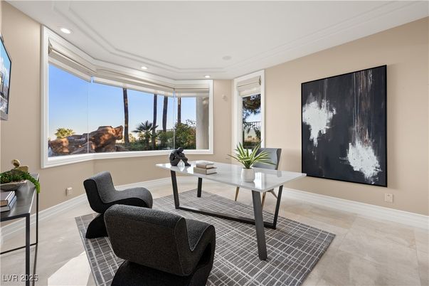 Home Office, Interior, Recessed Lighting
