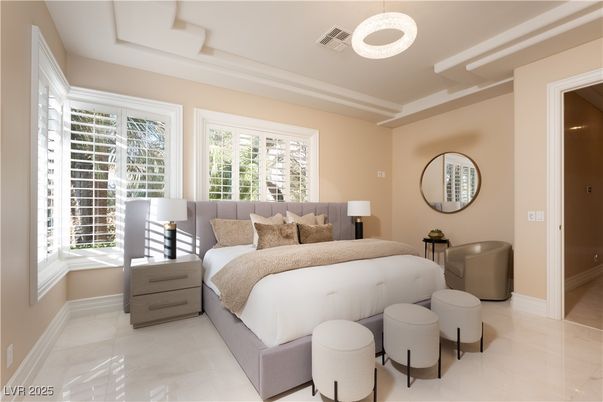 Bedroom, Interior, Pendant Lights