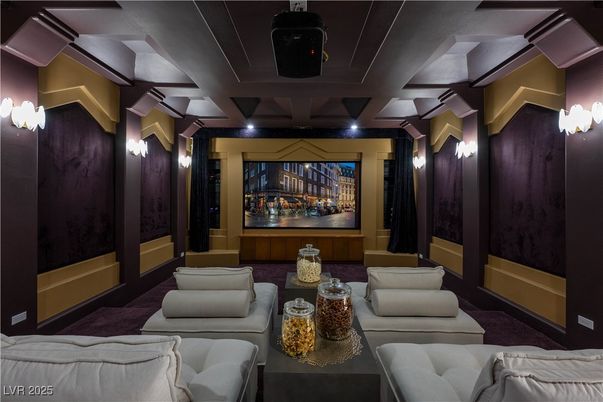 Interior, Projection Screen, Theatre Room