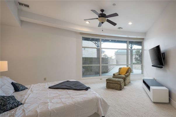 Bedroom, Interior, Recessed Lighting