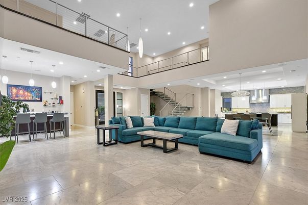 Interior, Kitchen, Living room, Pendant Lights, Recessed Lighting
