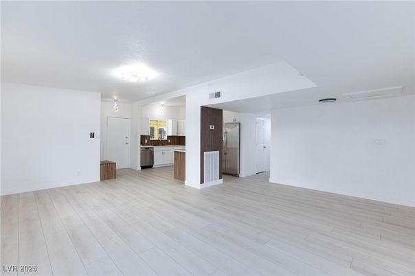 Empty room, Interior, Kitchen, Wood Texture Flooring