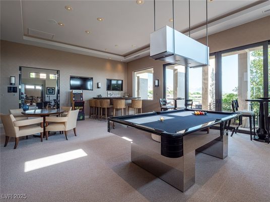Billiard Table, Dining room, Game Room, Interior, Pendant Lights, Recessed Lighting