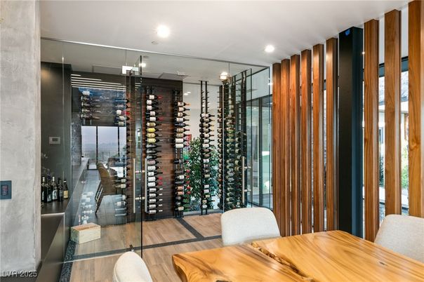 Interior, Recessed Lighting, Wine Storage, Wood Texture Flooring
