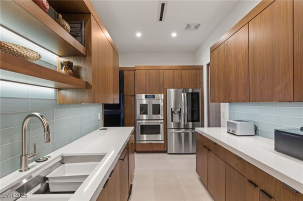 Interior, Kitchen, Recessed Lighting, Stainless Steel Appliances