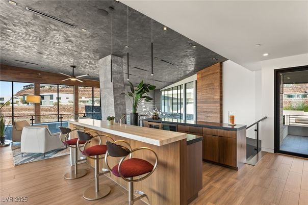 Interior, Pendant Lights, Recessed Lighting, Wood Texture Flooring