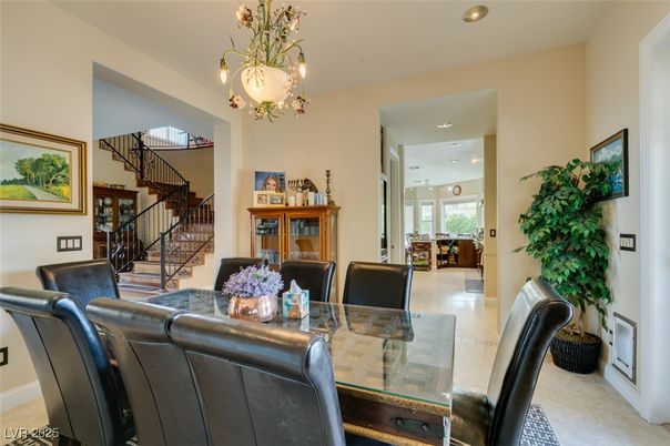 Chandelier, Dining room, Interior, Recessed Lighting