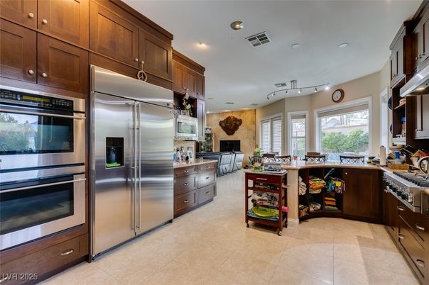 Interior, Kitchen, Recessed Lighting, Stainless Steel Appliances