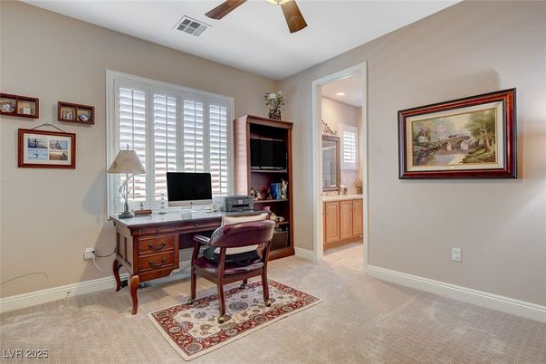 Home Office, Interior, Recessed Lighting