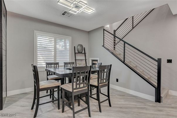 Dining room, Interior, Wood Texture Flooring