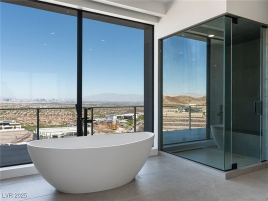 Bathroom, Free Standing Baths, Glass Shower, Interior