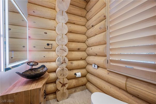 Bathroom, Interior, Wooden Walls