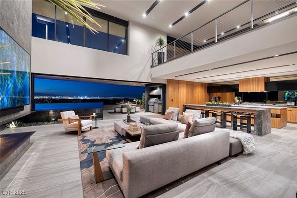 Dining room, Interior, Kitchen, Living room, Recessed Lighting