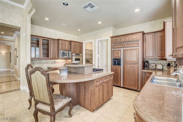 Interior, Kitchen, Recessed Lighting, Stainless Steel Appliances
