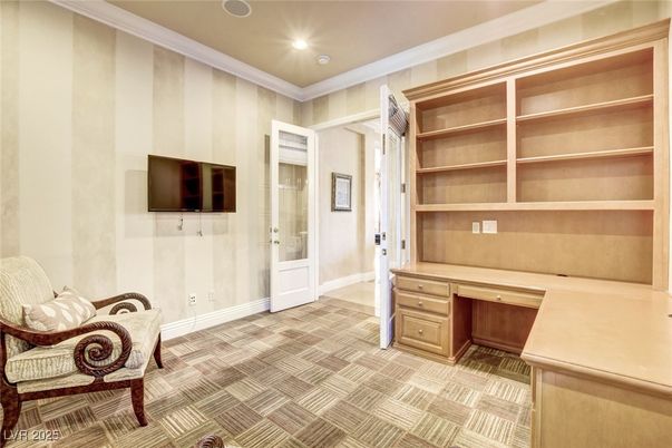 Home Office, Interior, Recessed Lighting