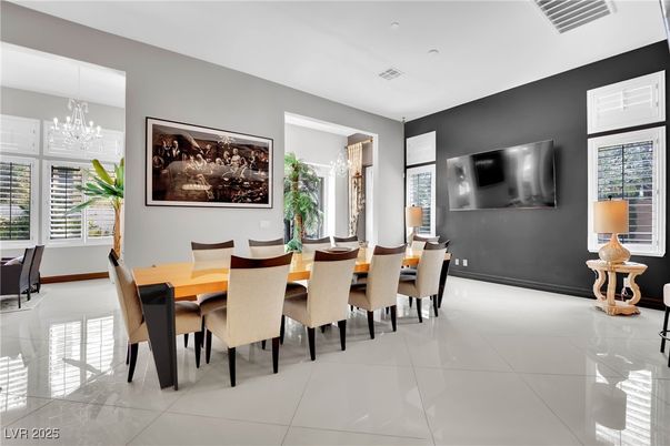 Chandelier, Dining room, Interior, Recessed Lighting