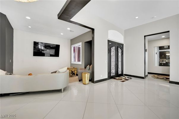 Interior, Living room, Recessed Lighting