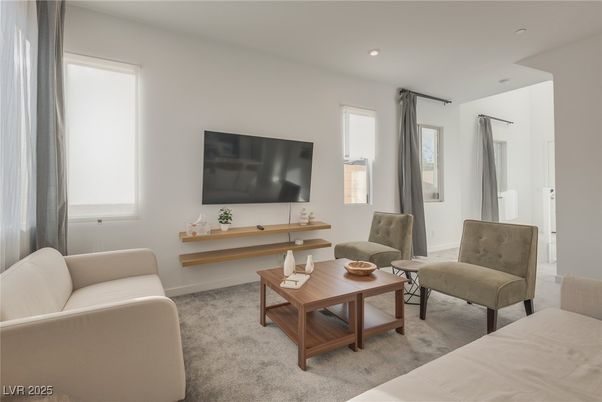 Interior, Living room, Recessed Lighting