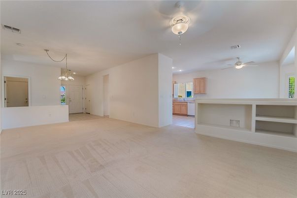 Chandelier, Empty room, Interior, Kitchen, Pendant Lights, Recessed Lighting