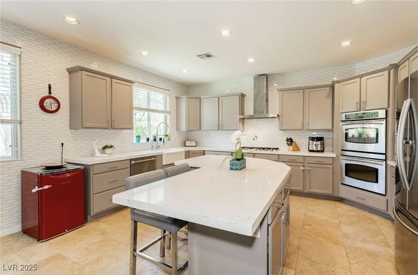 Interior, Kitchen, Recessed Lighting, Stainless Steel Appliances