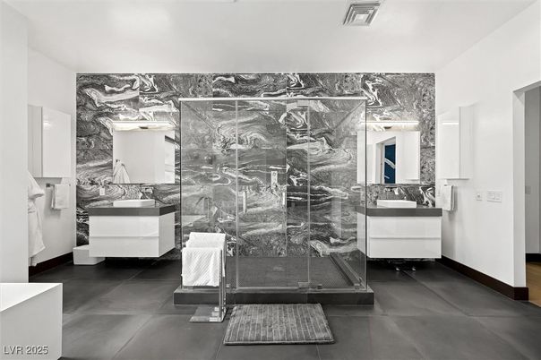 Bathroom, Glass Shower, Interior