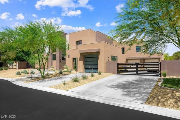 Attached, Exterior, Facade, Modern