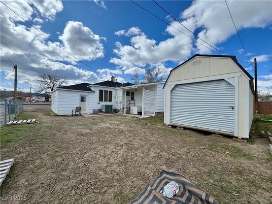 Backyard, Detached Garage, Exterior