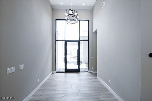 Chandelier, Interior, Recessed Lighting, Wood Texture Flooring