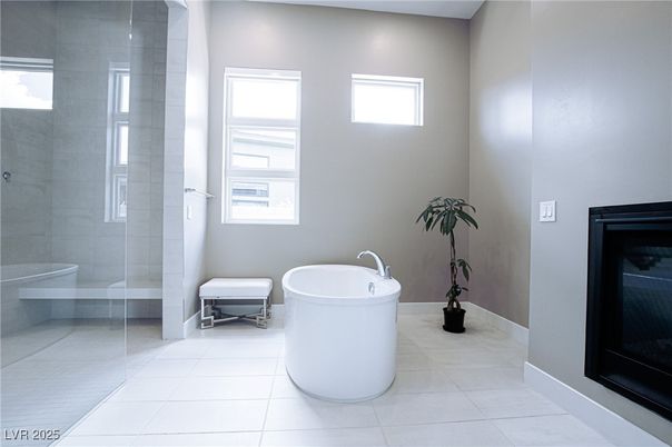 Bathroom, Free Standing Baths, Glass Shower, Interior