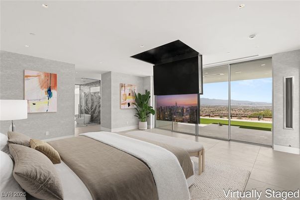 Bedroom, Interior, Recessed Lighting