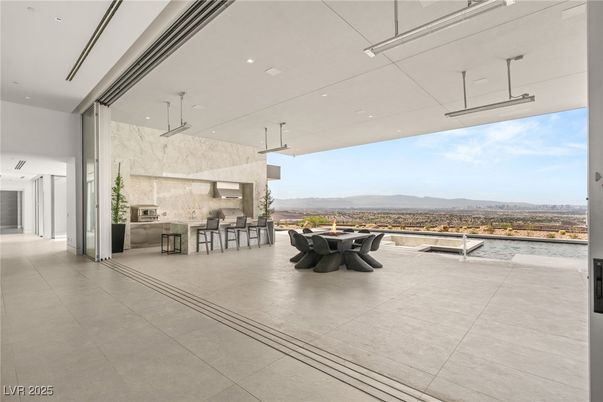 Interior, Marble Walls, Pendant Lights, Recessed Lighting