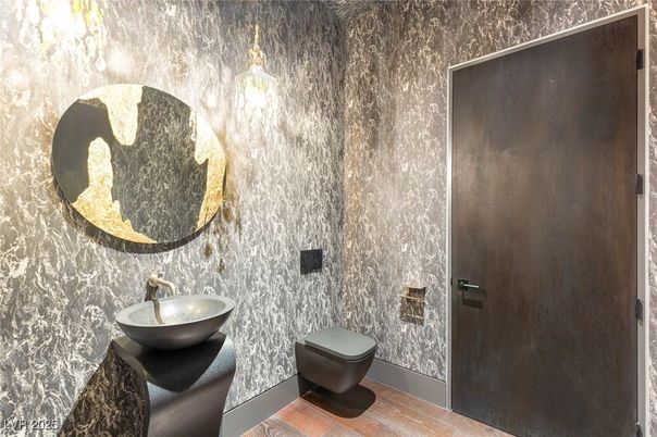 Bathroom, Interior, Wood Texture Flooring