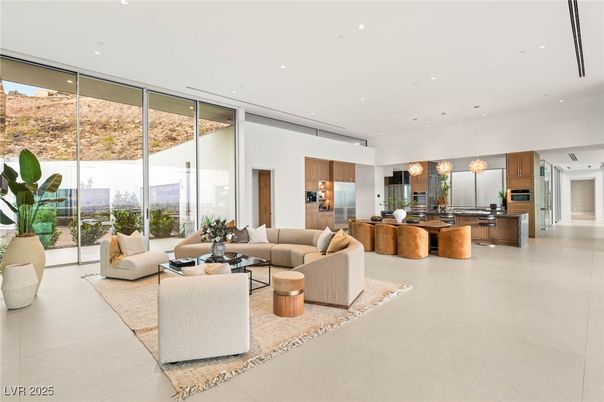 Dining room, Interior, Kitchen, Living room, Pendant Lights, Recessed Lighting, Stainless Steel Appliances