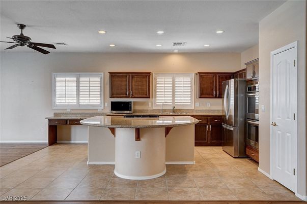 Interior, Kitchen, Recessed Lighting, Stainless Steel Appliances